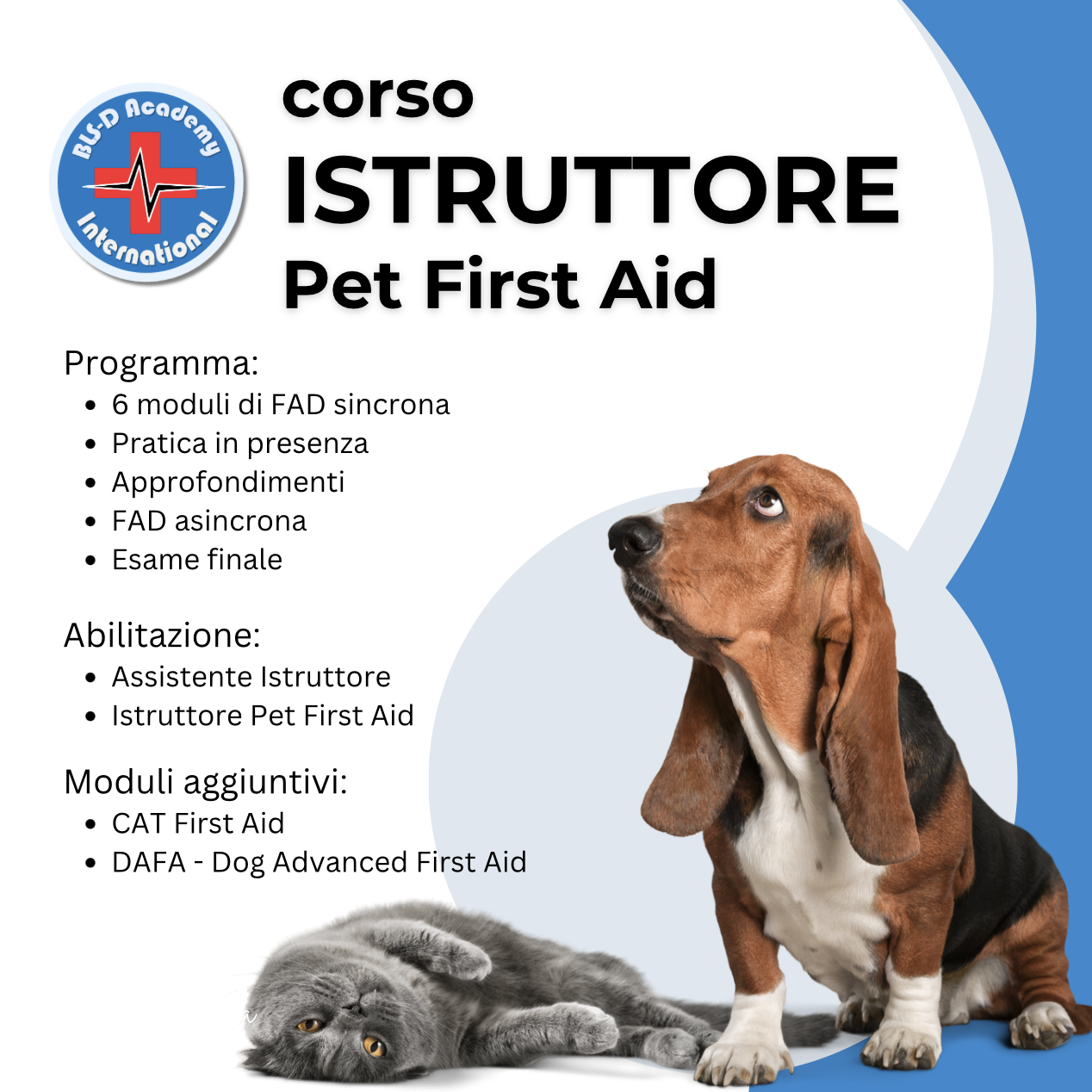 CORSO ISTRUTTORE PET FIRST AID